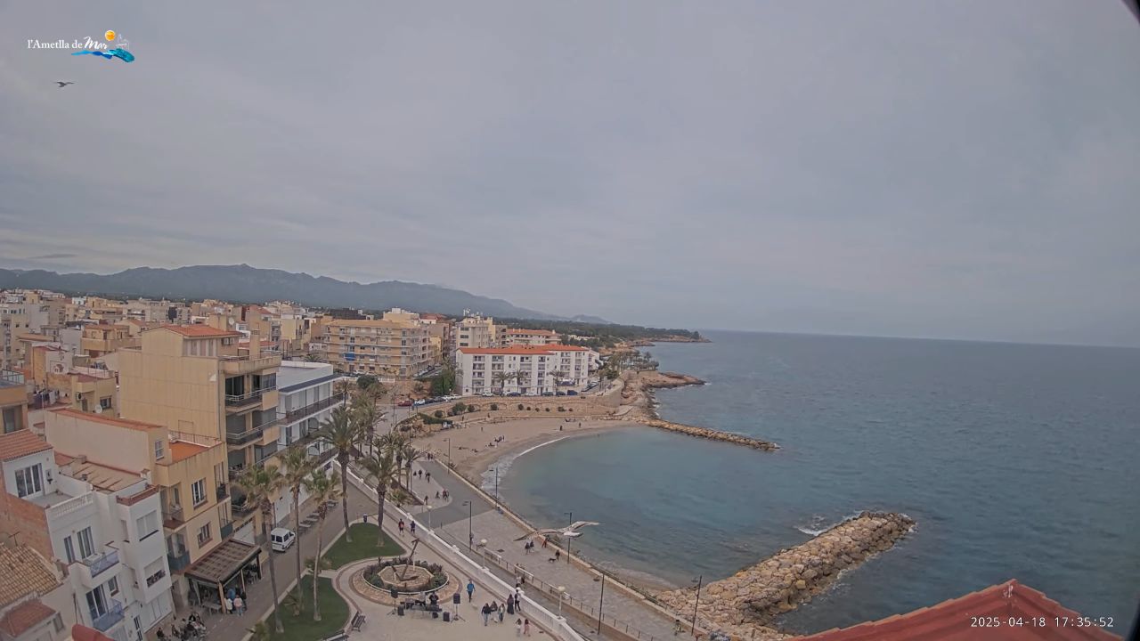 Alguer Beach Live Cam – L’Ametlla de Mar, Tarragona, Spain