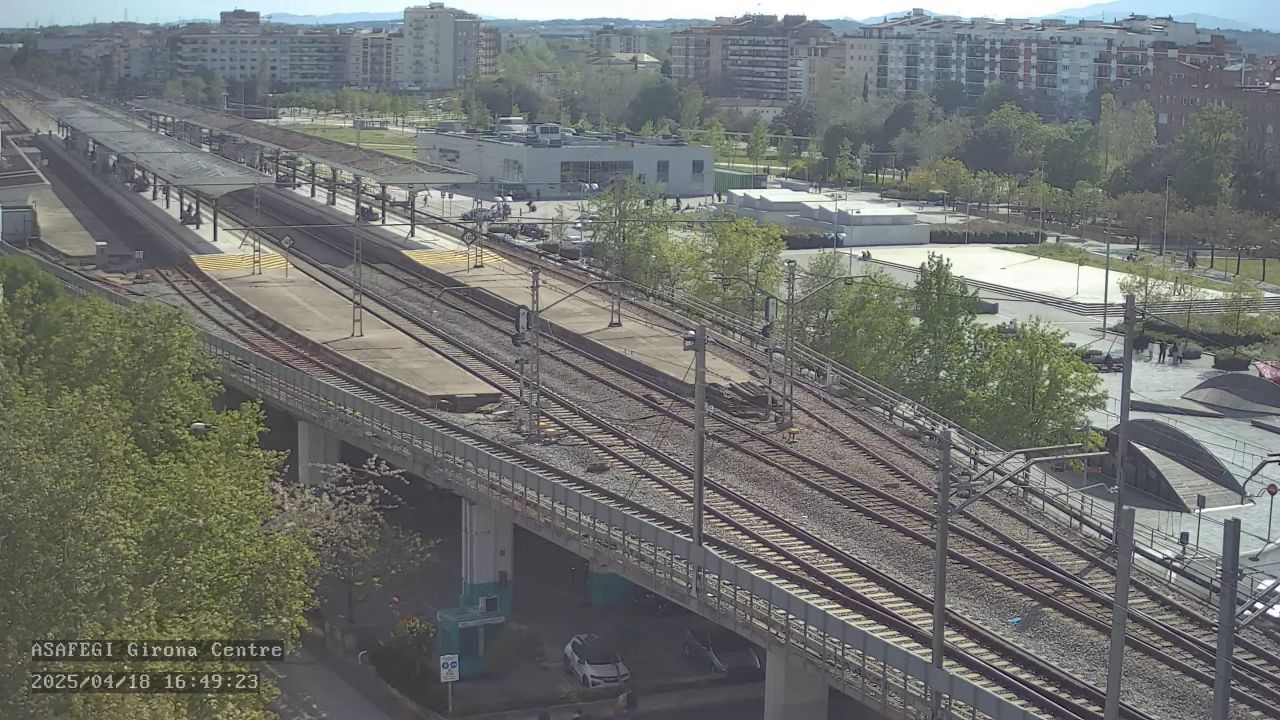 Girona Railway Station – Centre Railcam – Girona, Catalonia