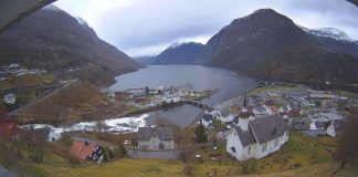 Hellesylt Webcam - Centre - Stranda, Norway - Live Hd Video