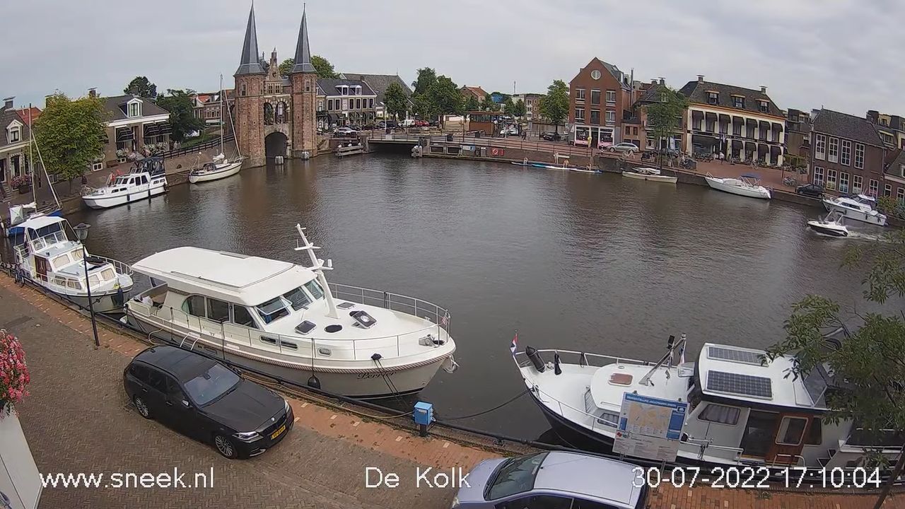 Kolk Waterpoort Live Stream Webcam – Sneek, Netherlands