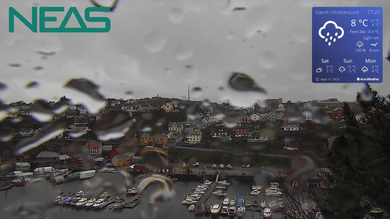 Kristiansund Port Webcam – Waterfront – Live HD Video