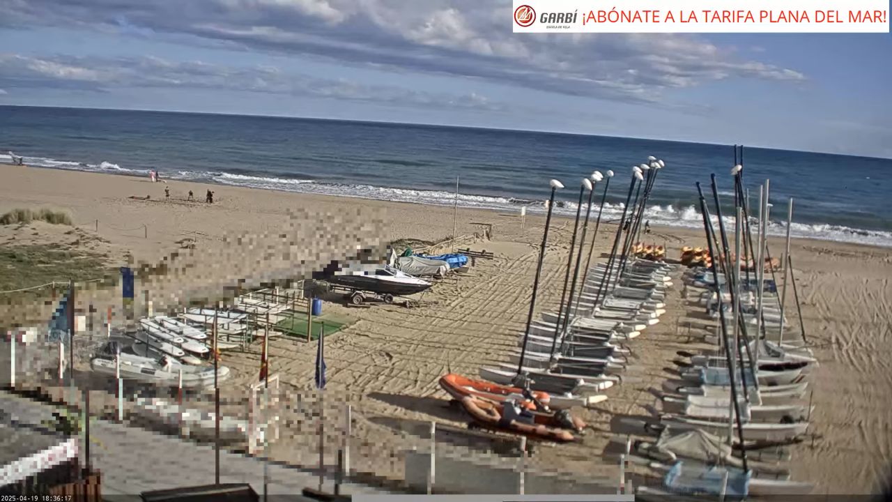 Live Webcam Platja de Castelldefels – Barcelona