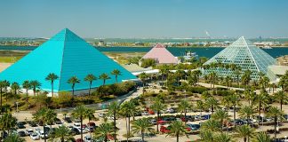Moody Gardens Pyramids Live Cam - Galveston, Texas