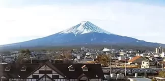 Mount Fuji Live Webcam Stream Kawaguchiko Station, Japan New