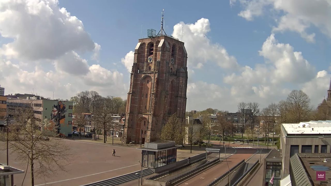 Oldehove Tower Live Webcam – Leeuwarden, Friesland