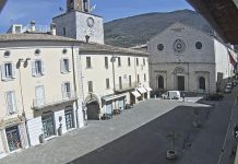 Piazza Della Libertà Live Webcam - Tolentino, Italy