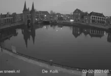Kolk Waterpoort Live Stream Webcam New In Sneek, Netherlands