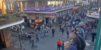 Mardi Gras Bourbon Street Live Cam New Orleans