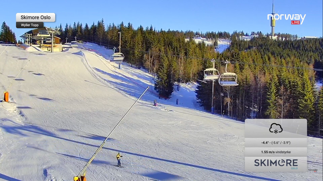 Oslo Vinterpark Webcam – Norway – Live HD Video
