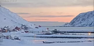 Skarsvåg Live Webcam Stream New Magerøya, Norway