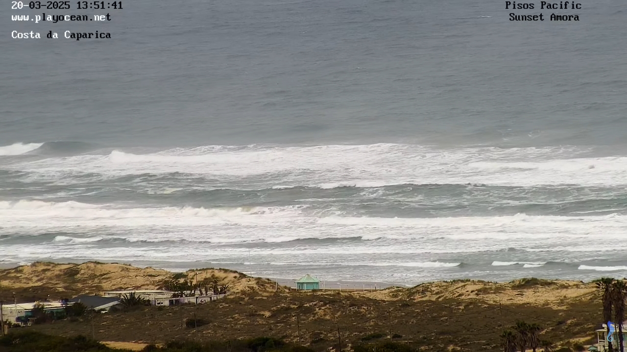 Costa Da Caparica Beach Live Webcam – Almada, Portugal
