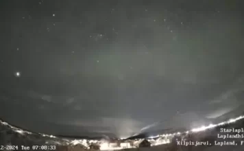 Live Northern Lights Webcam - Lapland, Finland