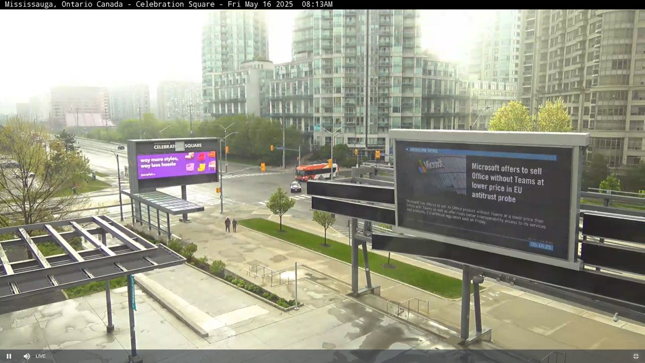 Live Webcam Downtown Mississauga, Ontario, Canada