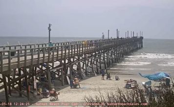 Sunset Beach, North Carolina Live Webcam Fishing Pier