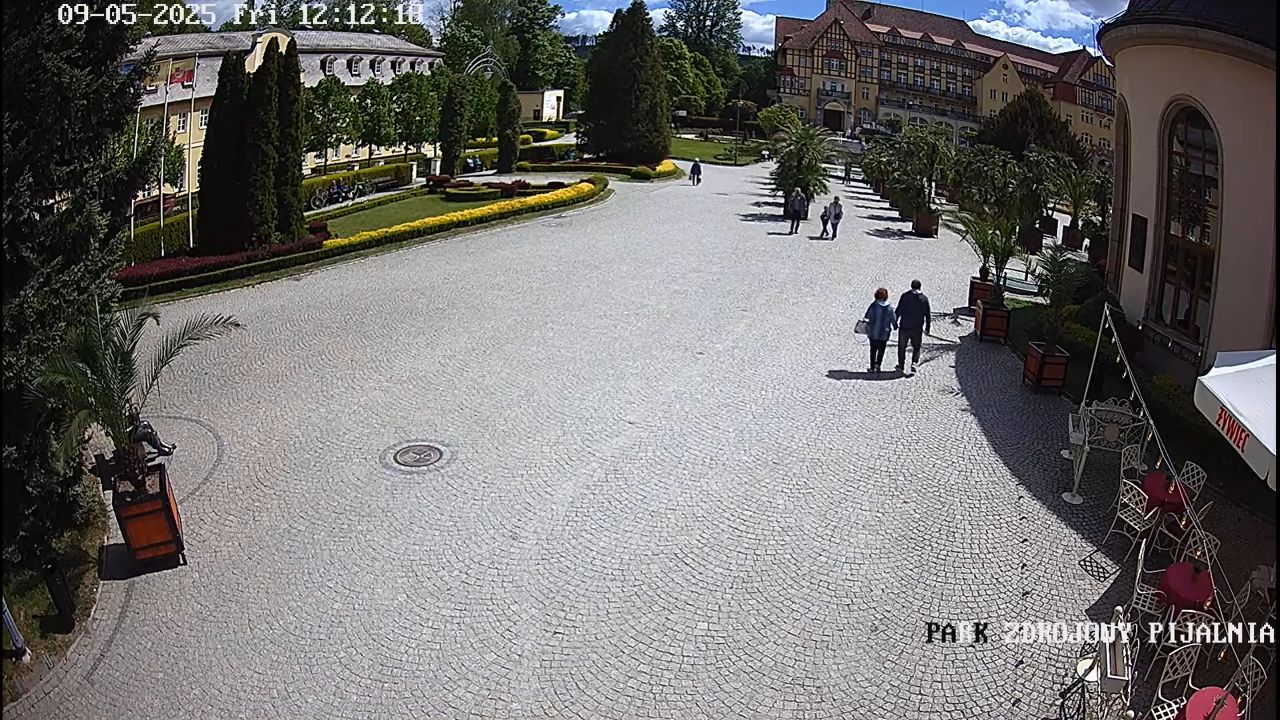 Park Muzyczny Live Webcam – Kudowa-Zdrój, Poland