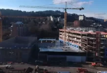 Live Portland, Oregon Lincoln High School Webcam Construction New