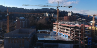 Live Portland, Oregon Lincoln High School Webcam Construction New