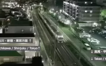 Live Train Webcam Hachioji, Tokyo, Japan New