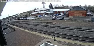 Flagstaff Webcam Train Station, Arizona