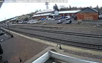 Flagstaff Webcam Train Station, Arizona