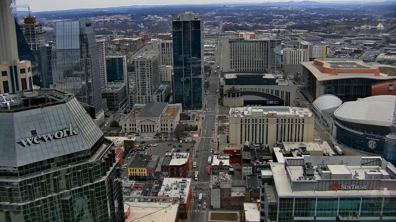 Nashville, Tennessee Live Cam Skyline City View