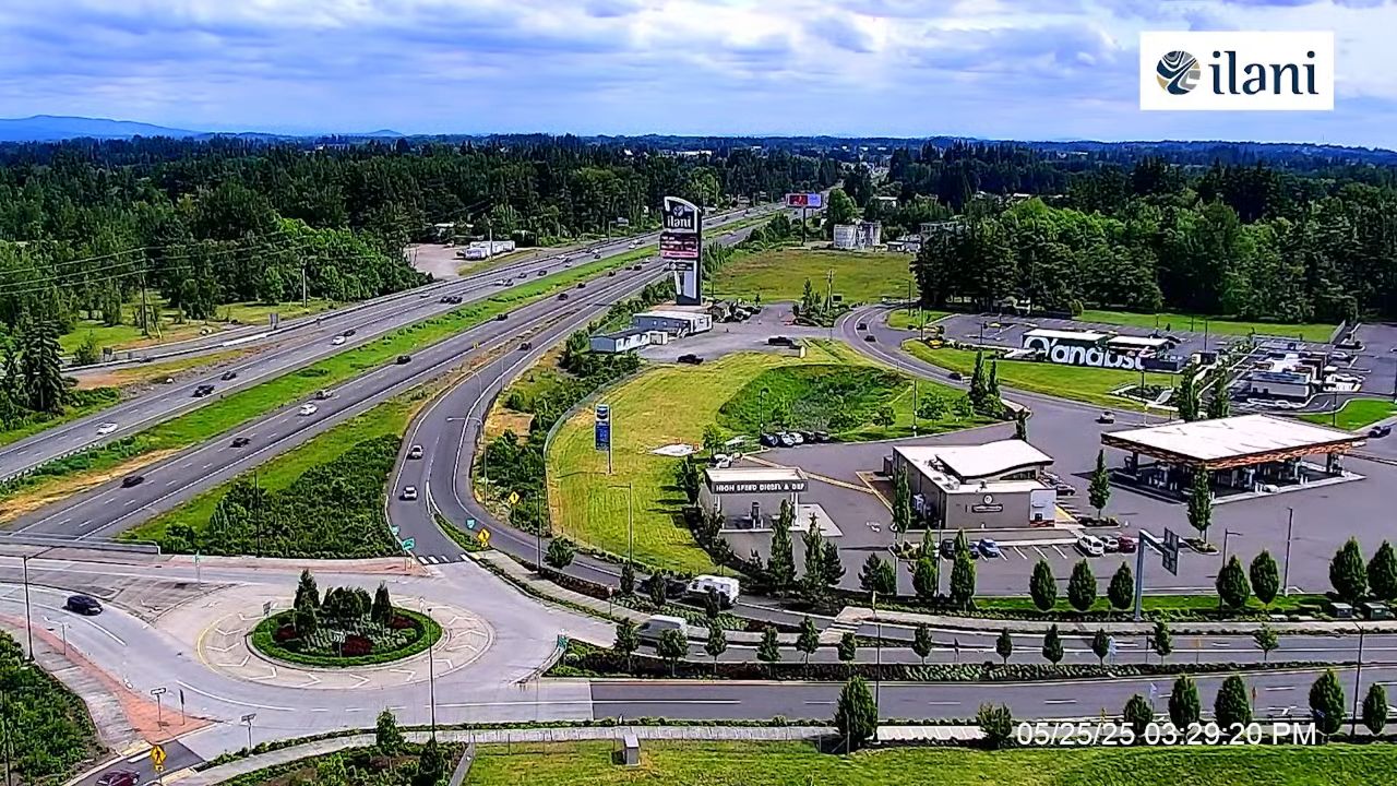 Ridgefield, Washington Live Webcam, Interstate 5 Traffic Cam