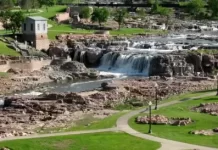 Sioux Falls, South Dakota Live Webcam Falls Park New