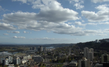Portland, Oregon Live Weather Cam Southwest View - Video