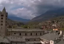 Aosta, Italy Live Webcam Maison Soleil New