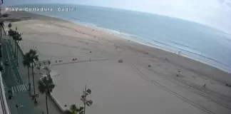 Live Beach Webcam Playa Cortadura, Spain New