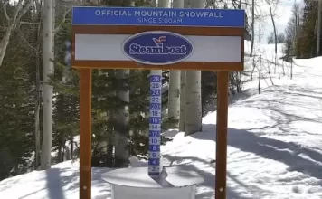 Mid Mountain Snow Stake Live Webcam New Colorado