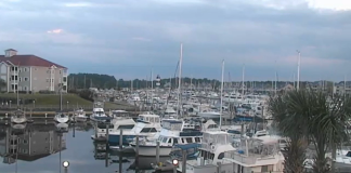 Coquina Harbor In Little River - South Carolina - Live Webcam