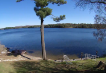 Fourth Lake Live Webcam - Adirondack Mountains - New York