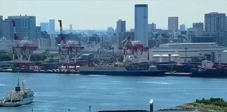 Shinagawa Container Terminal Hd Live Webcam Tokyo Bay, Japan