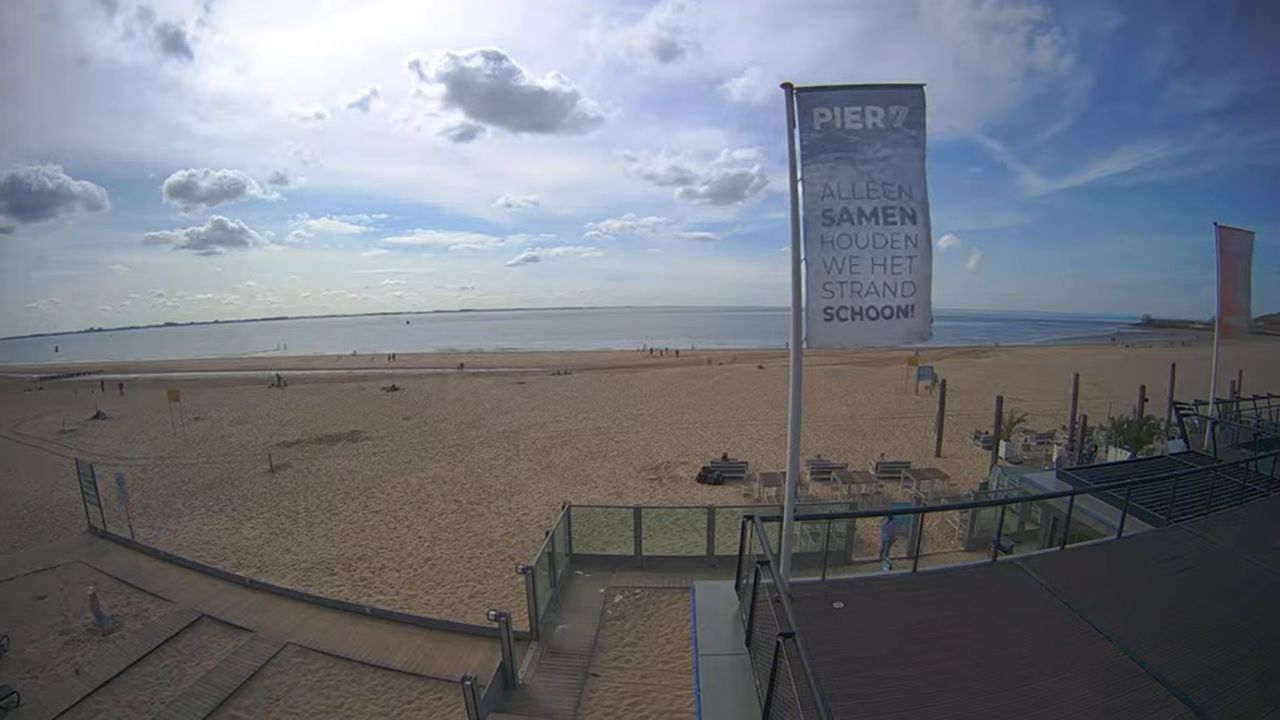 Vlissingen Beach Live Webcam – Pier 7 Zandpaviljoen
