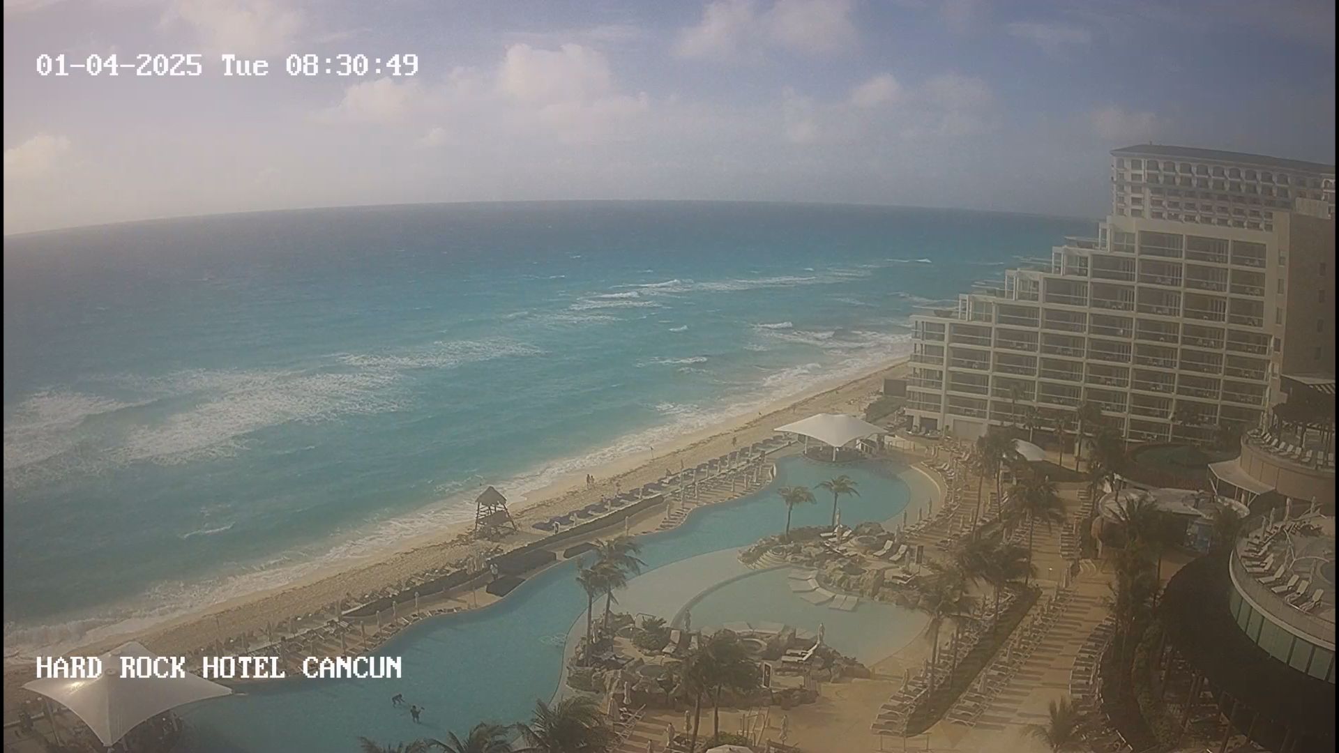 Hard Rock Hotel Live Webcam | Cancun, Mexico | HD Video
