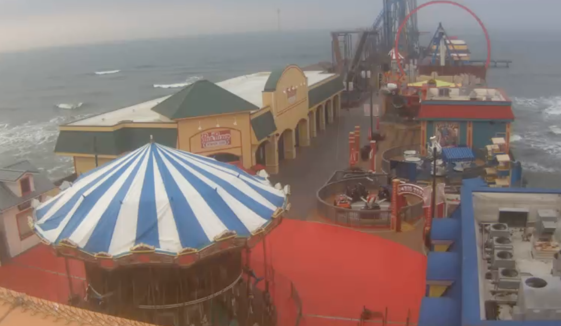 Galveston, Texas Historic Pleasure Pier Live Webcam