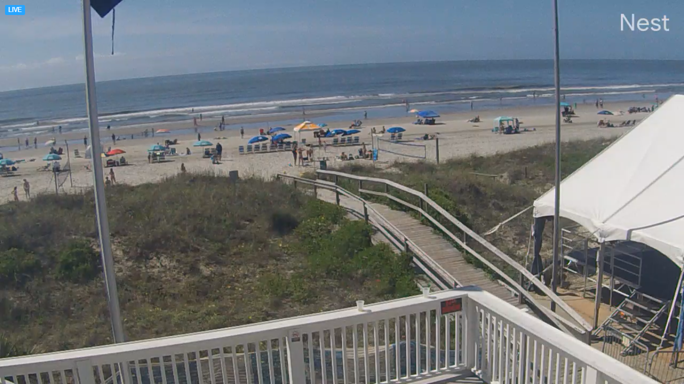 Isle of Palms Beach Live Webcam – South Carolina, USA