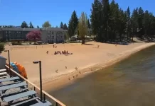 South Lake Tahoe Beach Live Webcam New In California, Usa