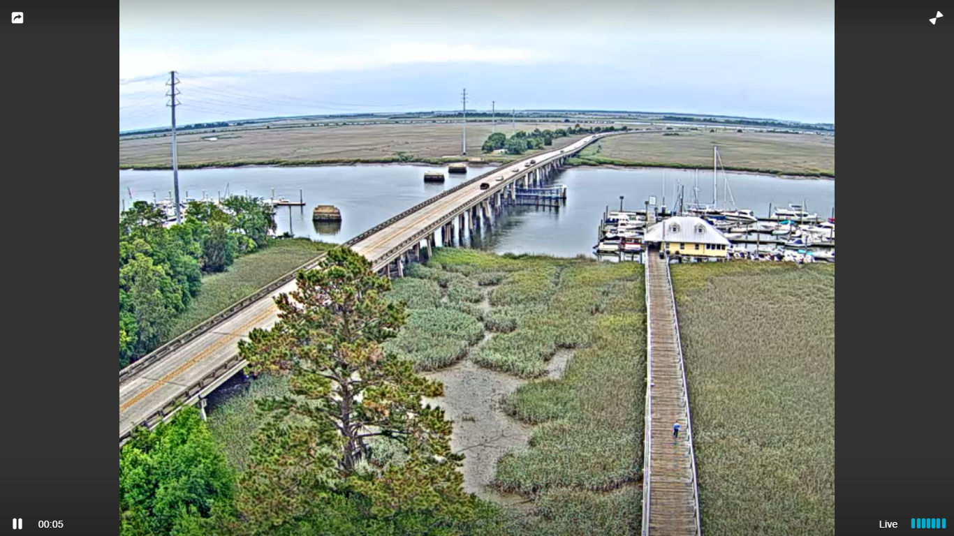 Bull River Webcam Tybee Island, Georgia