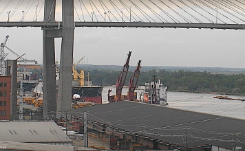 Talmadge Memorial Bridge Live Webcam Savannah, Georgia