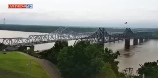 Mississippi River Vicksburg Bridge Live Webcam New