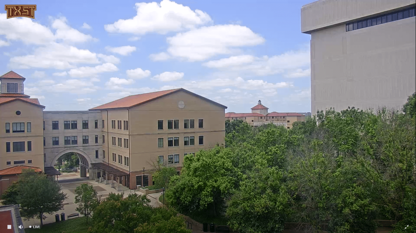 Texas State University Live Webcam – San Marcos, TX