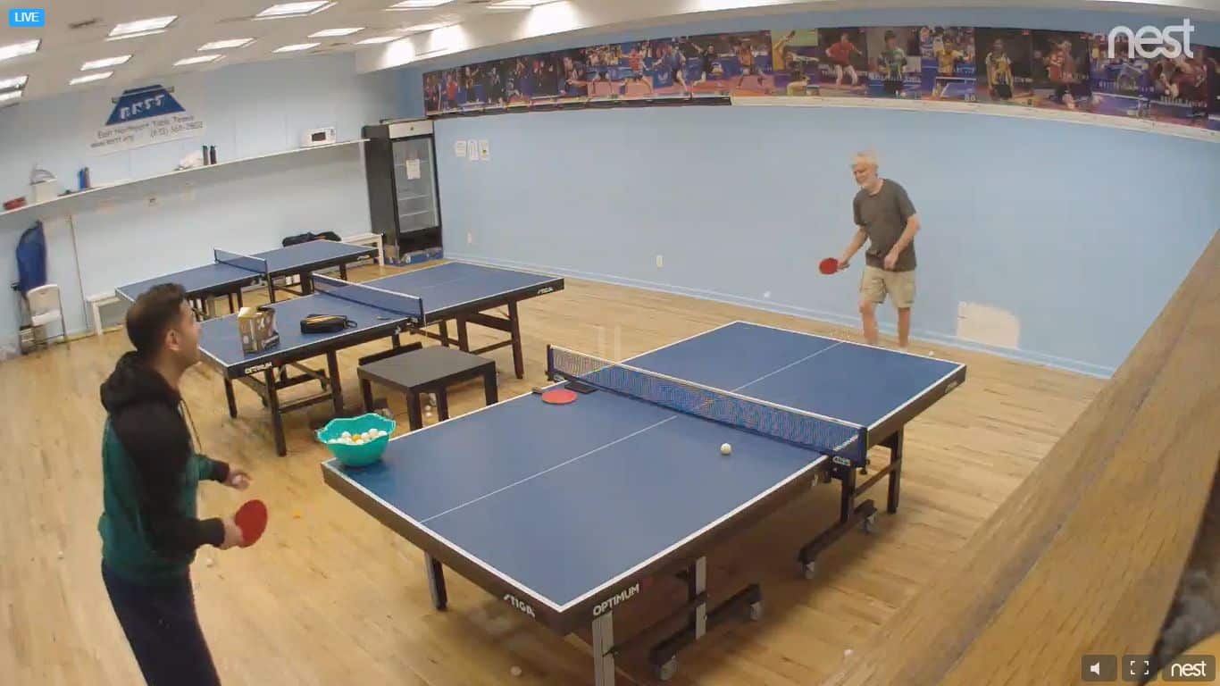 Table Tennis Live Webcam – East Northport, New York