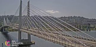 Live Tilikum Crossing Bridge Webcam Portland, Oregon