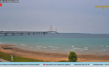 Live Webcam Mackinac Bridge - Mackinaw City, Mi