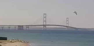 Mackinac Toll Bridge Live Webcam New Mackinaw City