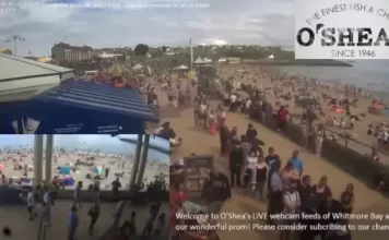 O'shea's Cafe Live Webcam New Barry Island, South Wales, Uk