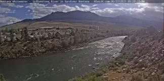 Yellowstone River Live Webcam New In Montana, Usa