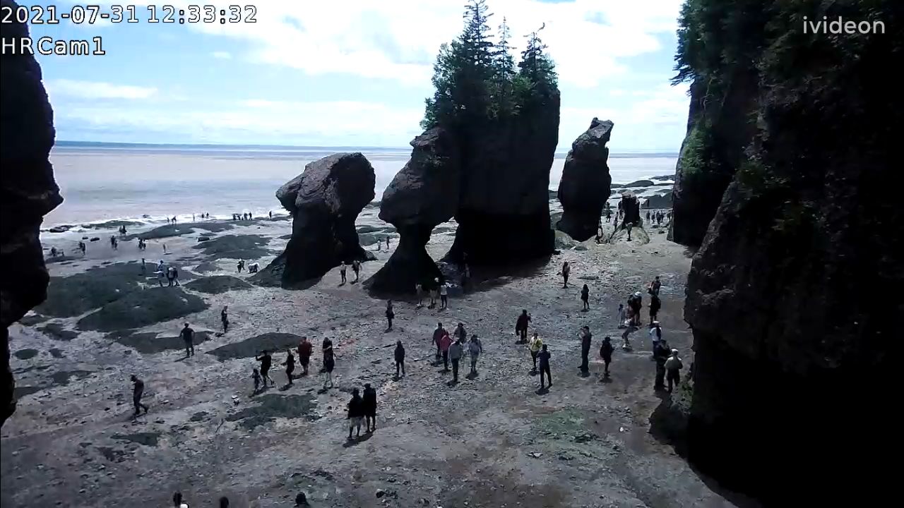 Live Webcam Hopewell Rocks – Bay of Fundy